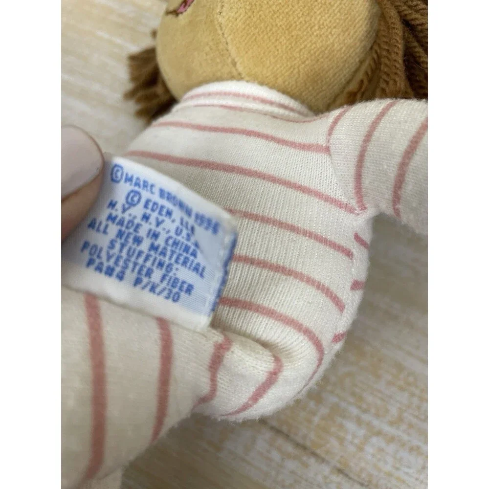 Eden 8” Arthur 15” Francine 8” DW Set Of 3 Lot Stuffed Plush Cloth Dolls